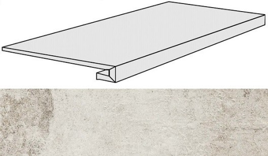 Ступень 742252 La Roche Blanc Gradino 33x120x3 Rex Ceramiche