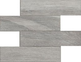 Декор 738023 Selection Gray Oak Modulo Listello 7.5x30 30x30 Rex Ceramiche