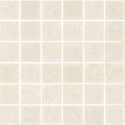 Мозаика 1062370 Costruire Mos.5x5 Met.Bianco 30x30 Serenissima Cir
