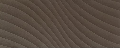Настенная плитка Elementary brown wave Str 29.8x74.8 Tubadzin