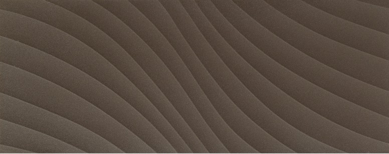 Настенная плитка Elementary brown wave Str 29.8x74.8 Tubadzin