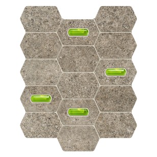 Мозаика Lemon Stone grey 29.8x25 Tubadzin