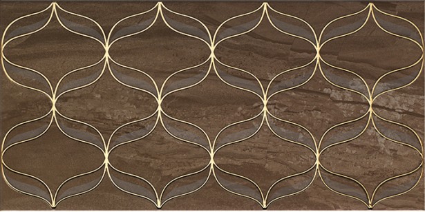 Декор Vitra Ethereal Gold 30x60 коричневый K082266