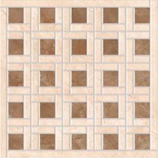 Декор K943912 Marfim Mosaic Decor Beige Brown Matt 45x45 Vitra