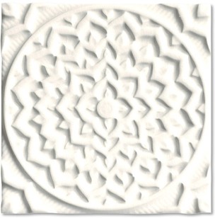 Декор Earth ADEH4001 Relieve Mandala Cosmos Navajo White 15x15 Adex