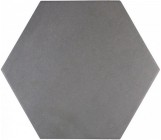Керамогранит ADPV9013 Pavimento Hexagon Dark Gray 20x23 Adex