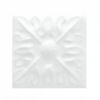 Декоративная вставка Studio ADST4060 Taco Relieve Flor №2 Snow Cap 3x3 Adex