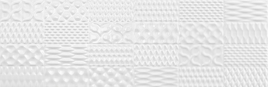 Настенная плитка SINAN DECOR WHITE BLANCO BRILLO 30x90 Argenta