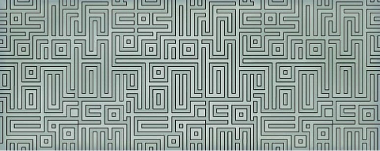 Декор Nuvola Verde Labirint 50.5x20.1 Azori