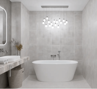Плитка Azori Cemento Geometria 31.5x63