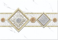 Декор Оригами Каррара Геометрия 27.8x40.5 Azori