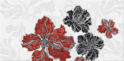 Декор Azori Валькирия Цветы 1 20.1x40.5 582302003