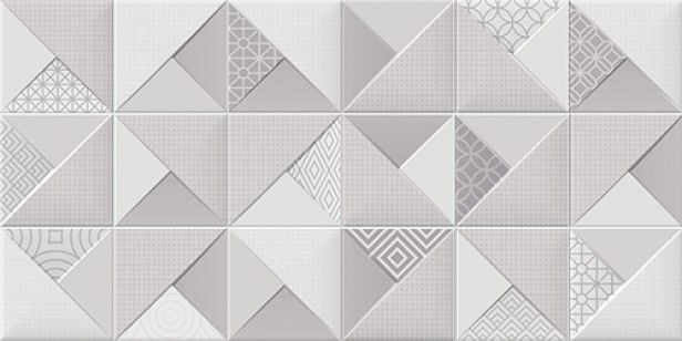 Плитка Belmar Ceramicas Rev. Origami Glam Grey 30x60 настенная