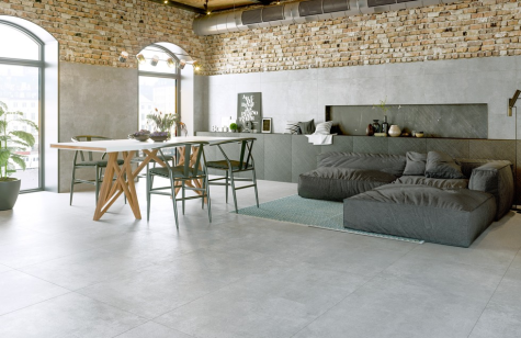 Плитка Beryoza Ceramica Concrete Grey 20x50 настенная
