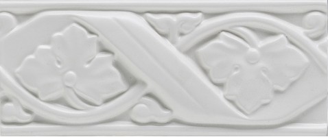 Бордюр Ceramiche Grazia Boiserie Gemme Bianco Matt 8x20 GE01