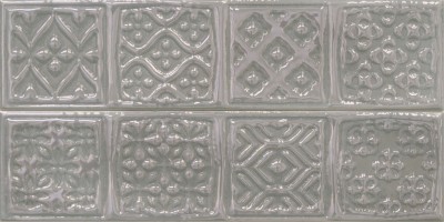 Настенный Декор Opal Comp.Rodia Grey (Комплект 2 Плитки) 15x30 Cifre Ceramica