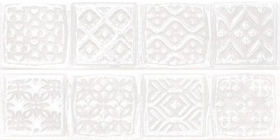 Настенный Декор Opal Comp.Rodia White (Комплект 2 Плитки) 15x30 Cifre Ceramica