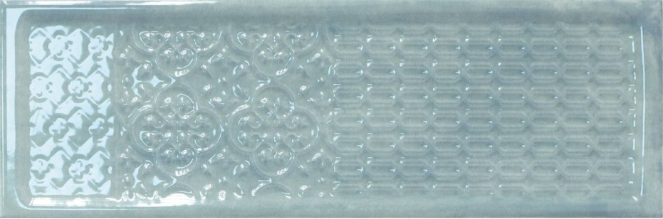 Плитка Cifre Ceramica Rev. Decor Titan Aqua 10x30.5 настенная