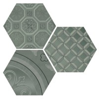 Декор Cifre Ceramica Dec. Vodevil Grey 3 Pz 17.5x17.5