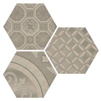 Декор Cifre Ceramica Dec. Vodevil Vison 3 Pz 17.5x17.5