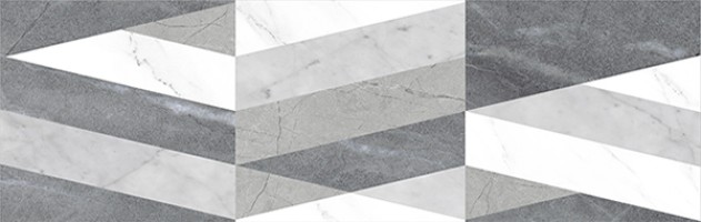 Декор Corinthian Triangle Grey 31.6x100 Colorker