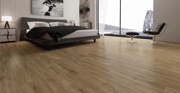 Керамогранит 897120 Alpina Wood коричневый 19.8x119.8 Creto| Распродажа |