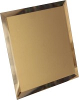 Плитка ДСТ Зеркальная плитка с фацетом 20x20 бронзовая настенная КЗБ1-02