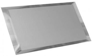 Плитка ДСТ Зеркальная плитка с фацетом 48x12 серебряная настенная ПЗС1-02