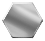 Плитка ДСТ Зеркальная плитка сота 20x17.3 серебряная настенная СОЗС1