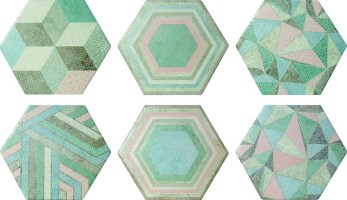 Керамогранит Mosaicos 187462 Portland Hexagon Deco 21.5x25 Dune