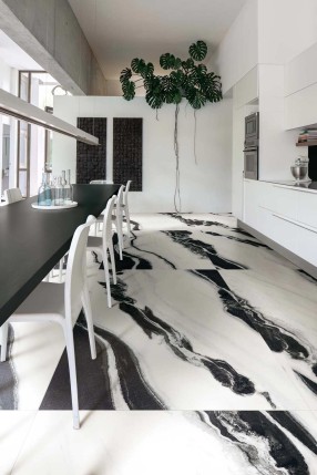 B and W Marble (Floor Gres)