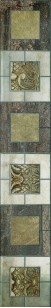 Бордюр 147-046-6 Chateau Listello Classic Gold 12.5x75 Gemma