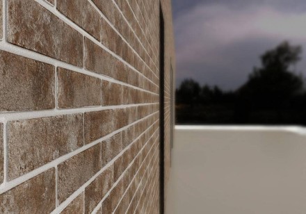 Керамогранит Golden Tile Brick Style Вестминстер оранжевый 6x25 24P020