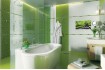 Бордюр Golden Tile Relax зеленый 3x40 494301
