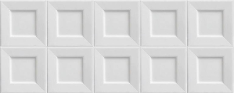 Настенная плитка Black&White Cubic White 20x50 Ibero Ceramicas