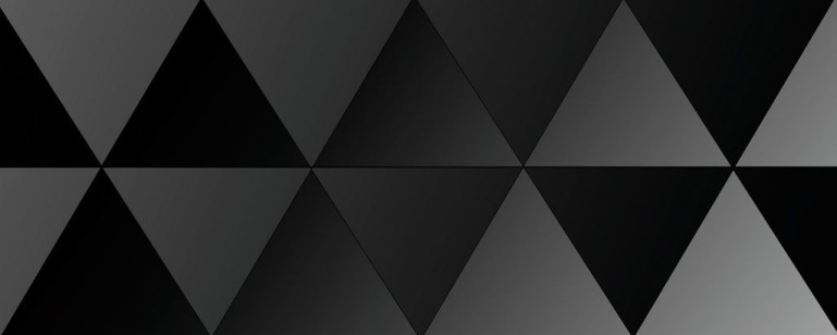 Настенный Декор Black&White Decor Triangle Black 20x50 Ibero Ceramicas