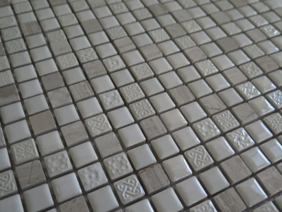 Мозаика Imagine Lab Ceramic Mosaic 6.8x8 29.1x30.5 KFS-GREY