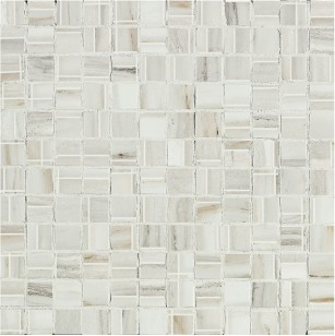 Мозаика MM1030M Marmi Imperiali Mosaico White 30 30x30 Impronta