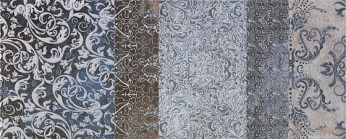 Декор SH529BB Shine Turchese Batik B 24x59 Impronta