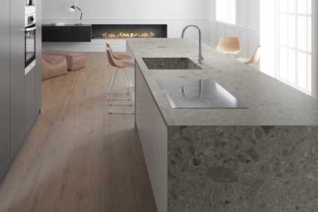 Керамогранит Inalco Iseo Gris Bush-Hammered SK Rect 100x250