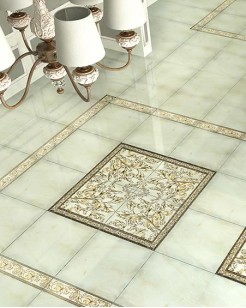 Панно Infinity Ceramic Tiles Mola Di Bari Roseton Jade 120x120 (60x60x4)