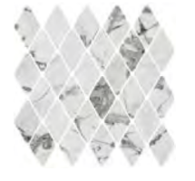 Мозаика Italgraniti Charm Experience Invisible Grey Mosaic Rombi Lap 31x33.5 CH04MRBL