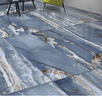 Керамогранит Italica Tiles E-13141 Bellver Azul Polished 60x120