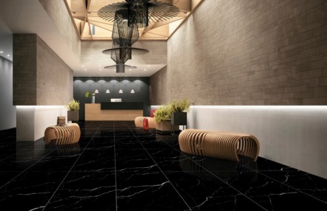 Керамогранит Italica Tiles Lucky High Glossy Black 60x120