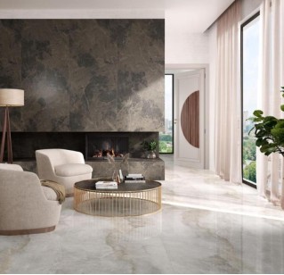 Керамогранит Kalesinterflex Marbles Travertino 5.5 мм 100x300