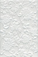 Плитка настенная 8216 Аджанта цветы белый 20x30 Kerama Marazzi