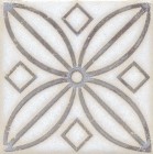 Напольная вставка STG/A402/1266H Амальфи орнамент коричневый 9.8x9.8 Kerama Marazzi