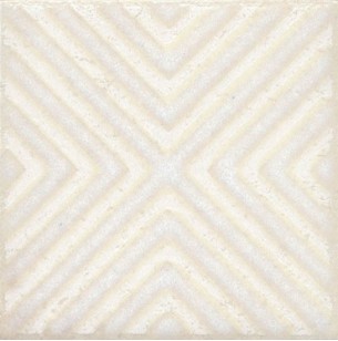 Напольная вставка STG/B403/1266 Амальфи орнамент белый 9.9x9.9 Kerama Marazzi