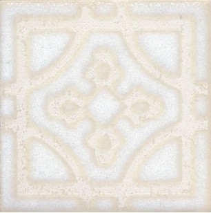 Напольная вставка STG/B406/1266 Амальфи орнамент белый 9.9x9.9 Kerama Marazzi