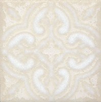 Напольная вставка STG/B408/1266 Амальфи орнамент белый 9.9x9.9 Kerama Marazzi